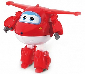Super Wings. Говорящий трансформер Джетт из серии Супер Крылья (Auldey Toys, YW710310)